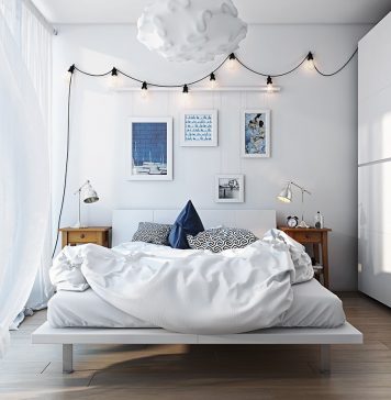 Scandinavian bedroom design