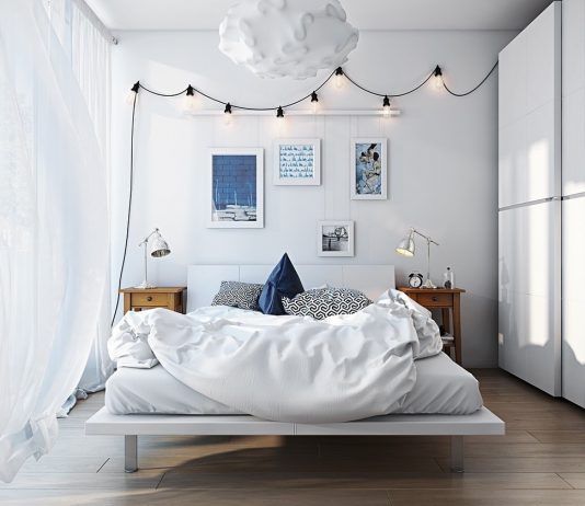 Scandinavian bedroom design