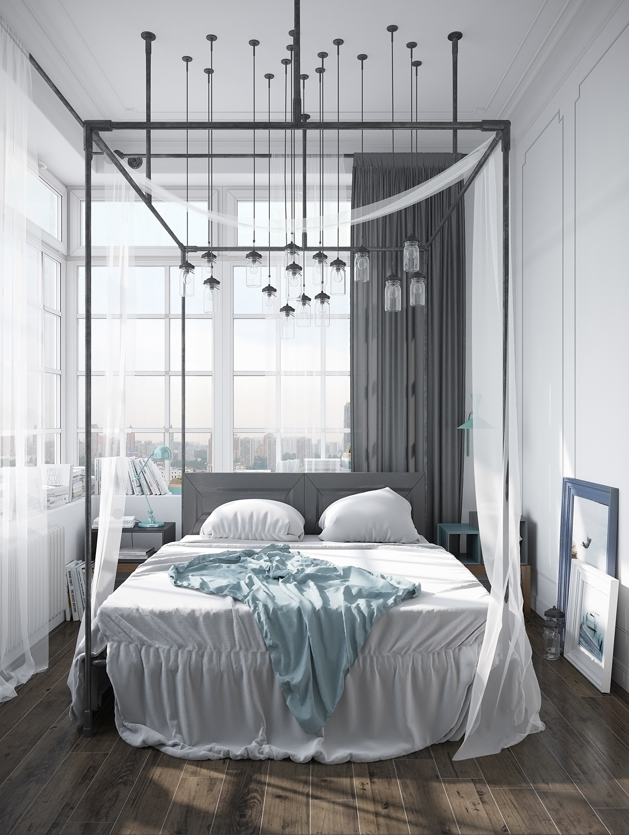 Scandinavian bedroom design