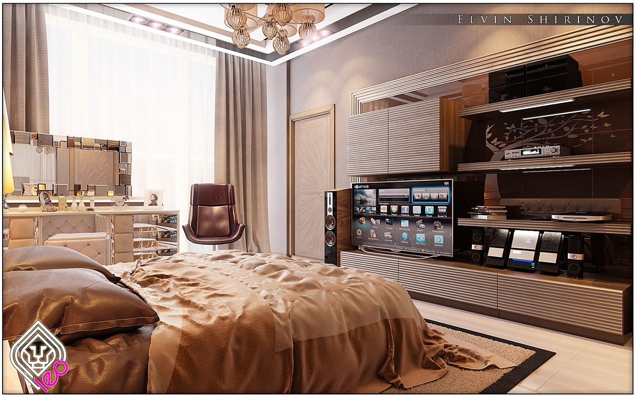 Luxury bedroom decor 