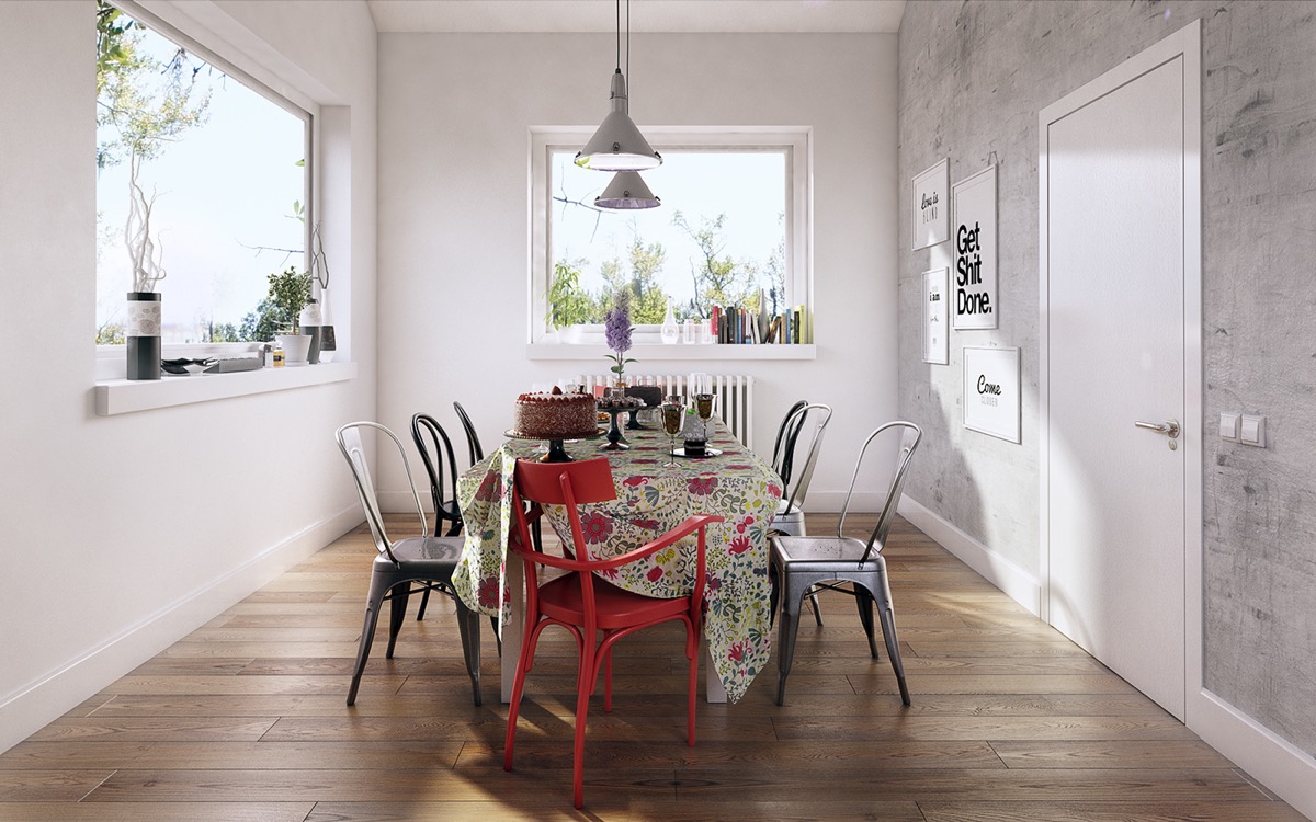 Scandinavian dining room design