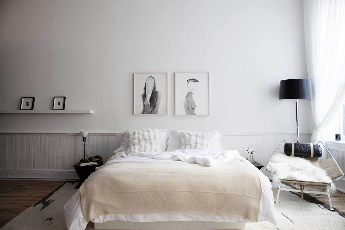 Scandinavian bedroom design