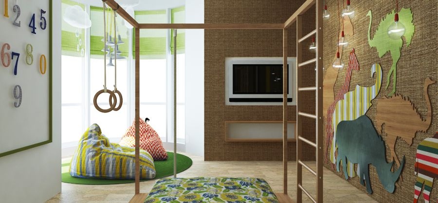 Stylish bedroom design for kids