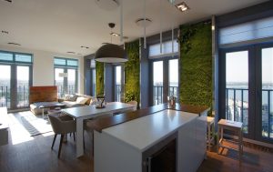 Natural Apartment Interior Design With Beautiful Indoor Gardening - RooHome