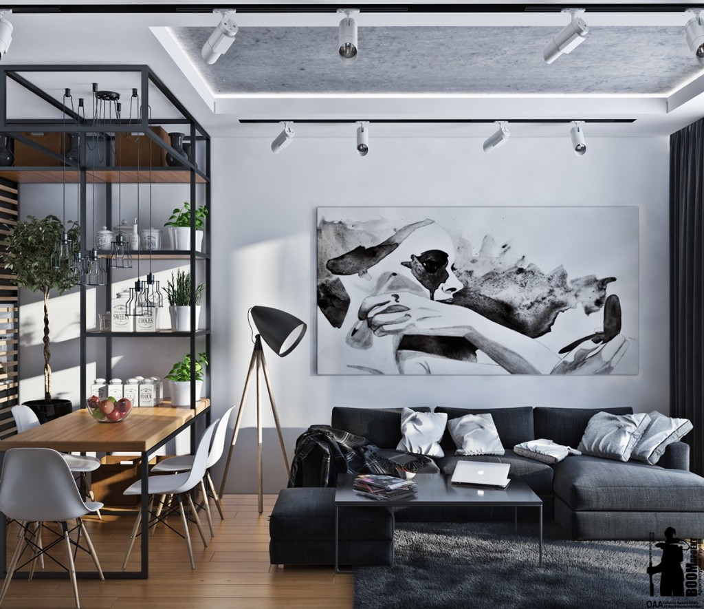 living room ideas black and white