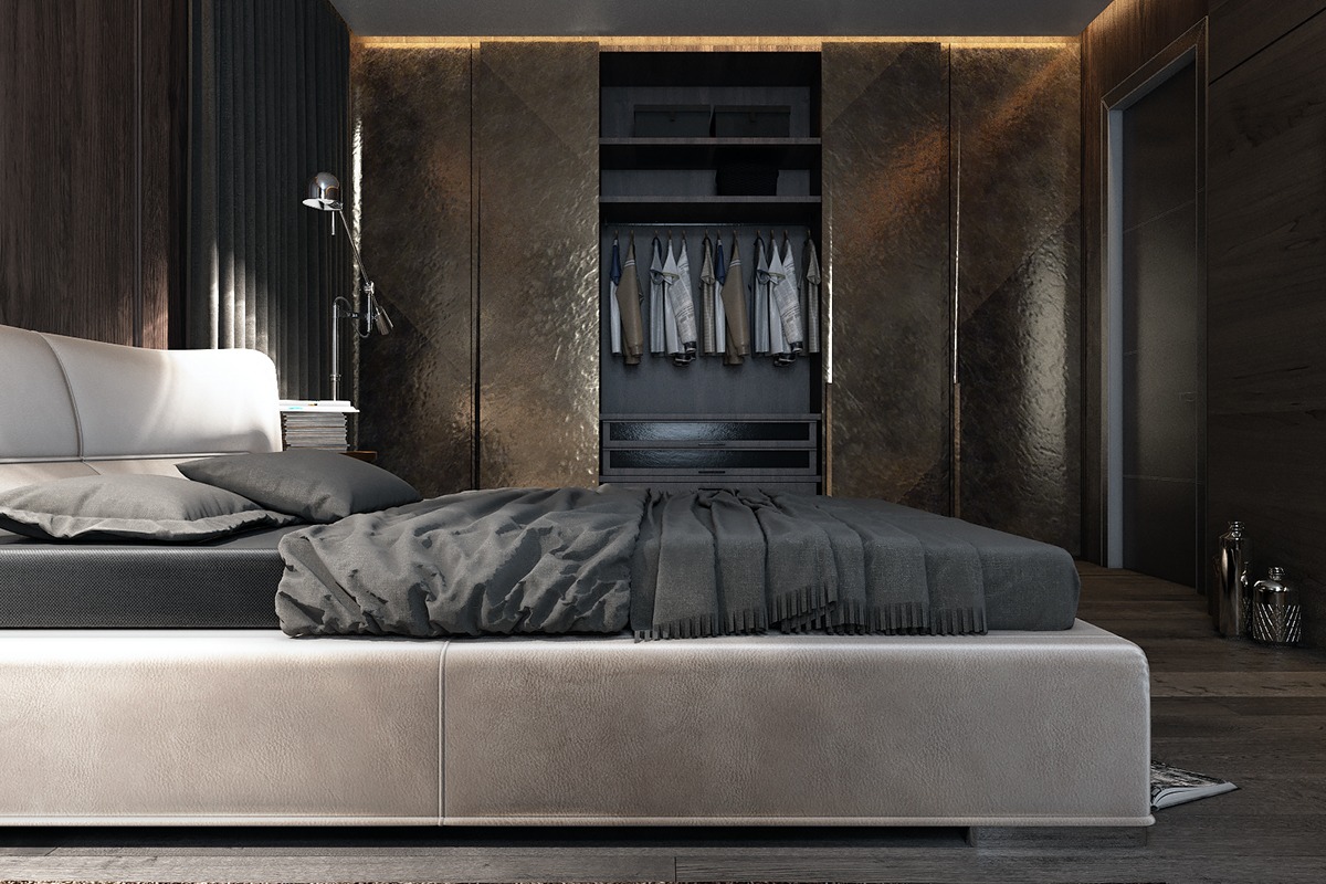 3 Amazing Dark Bedroom Interior Design - RooHome  Designs 