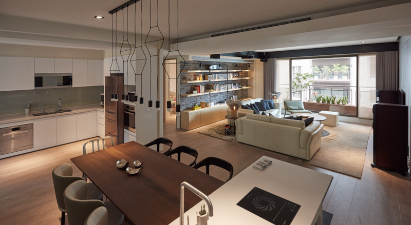 Modern apartment interior design