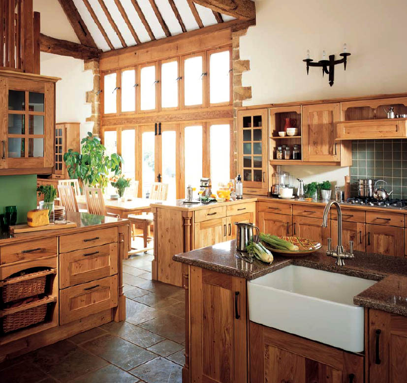 Country Kitchens, Images, Design and Ideas