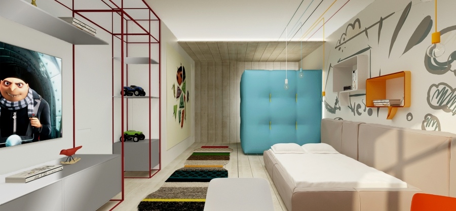 Stylish bedroom design for kids