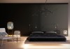 black minimalist bedroom design