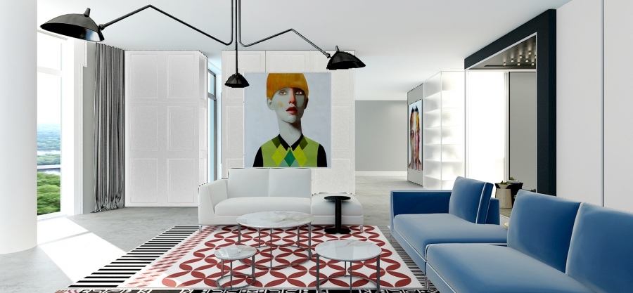 Modern and stylish apartment design 