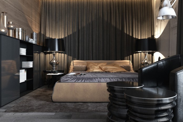 3 Amazing Dark Bedroom Interior Design - RooHome