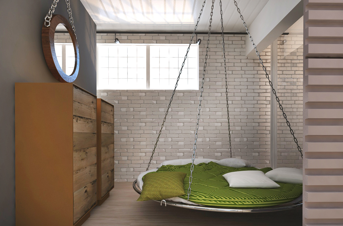 Floating bed