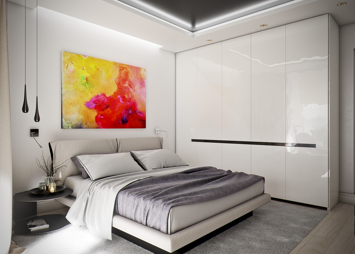 iSmalli Apartment iDesigni For iCouplesi With White Color Scheme 