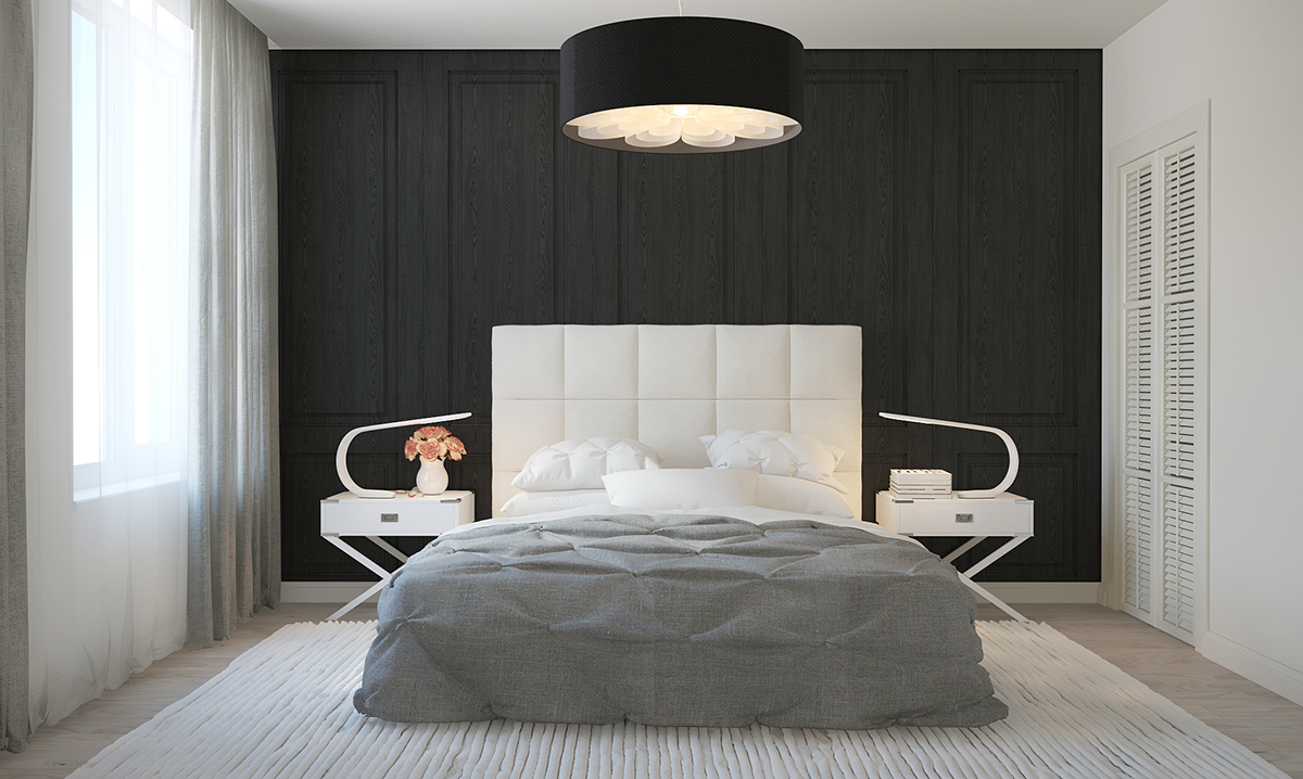 Modern master bedroom design