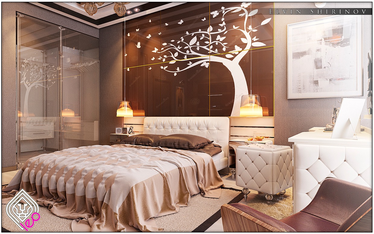 Luxury bedroom decor