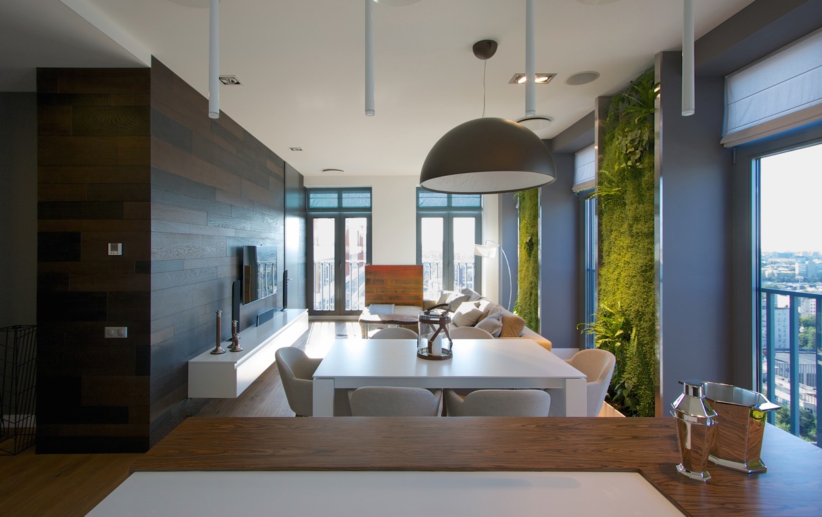 Natural apartment design ideas