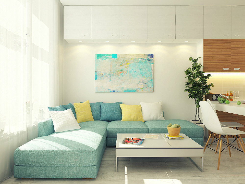 Pastel apartment painting ideas