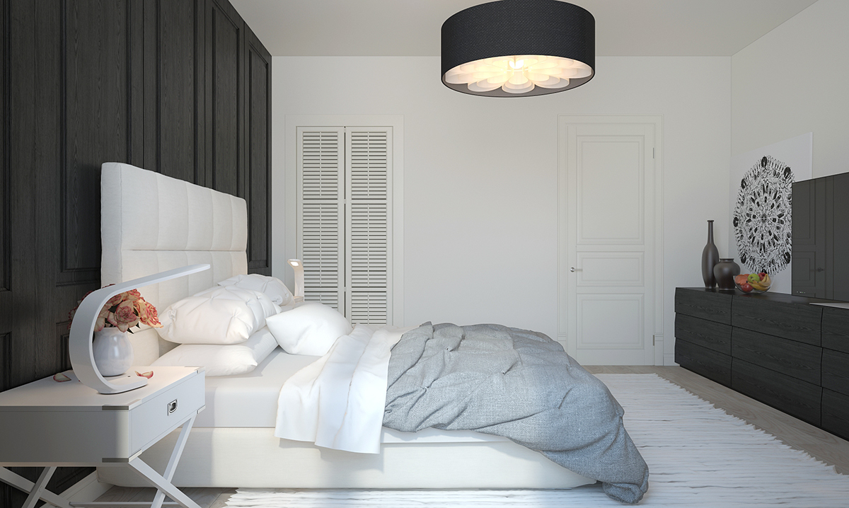 Scandinavian bedroom design style