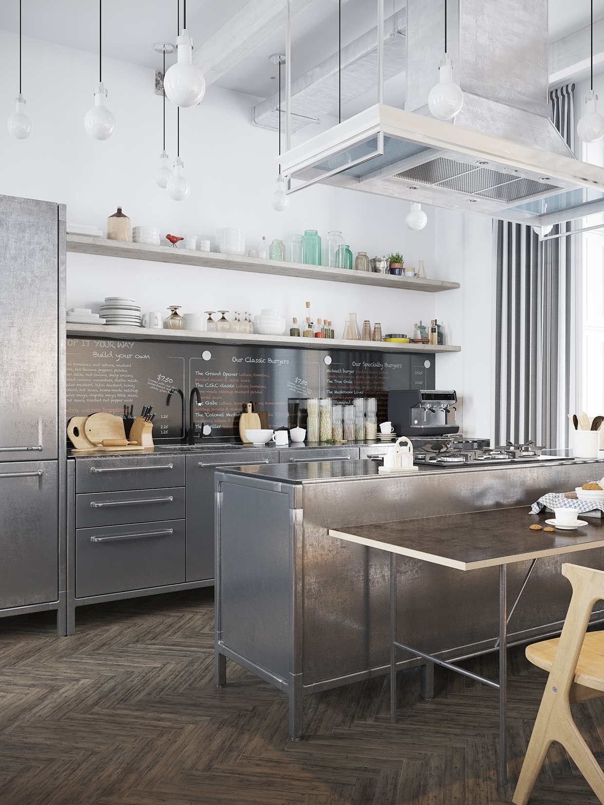 Scandinavian kitchen interior design style