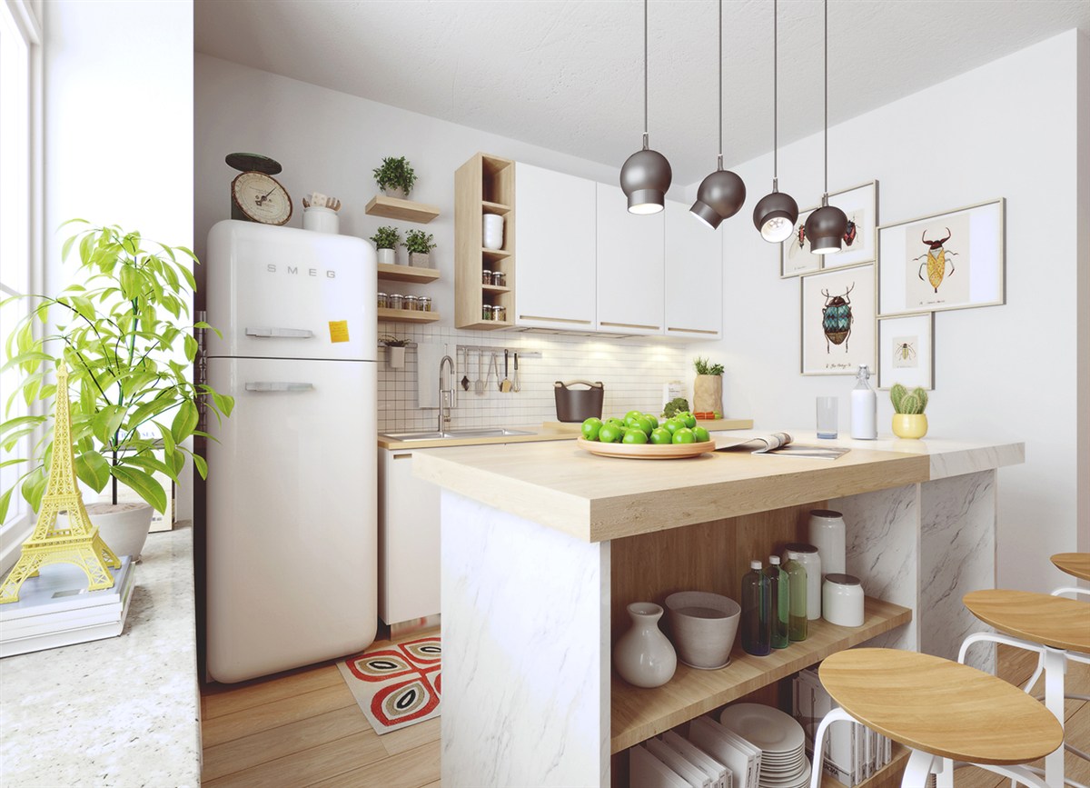 13 Awesome Nordic Kitchen Style to Beautify Your Home - RooHome