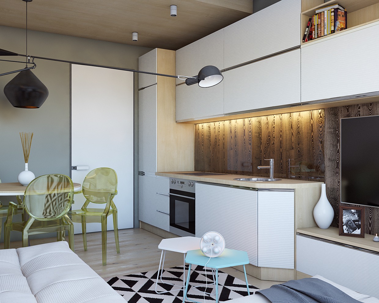 Super tiny apartment design ideas