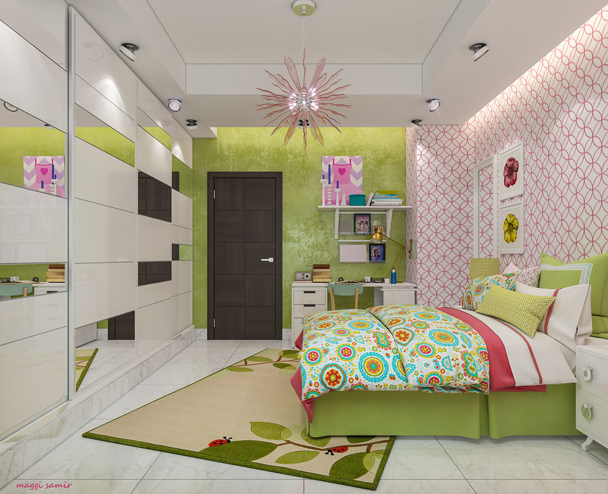 Girl's room decorating idea