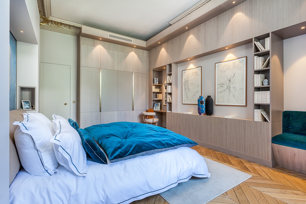 Parisian bedroom design ideas