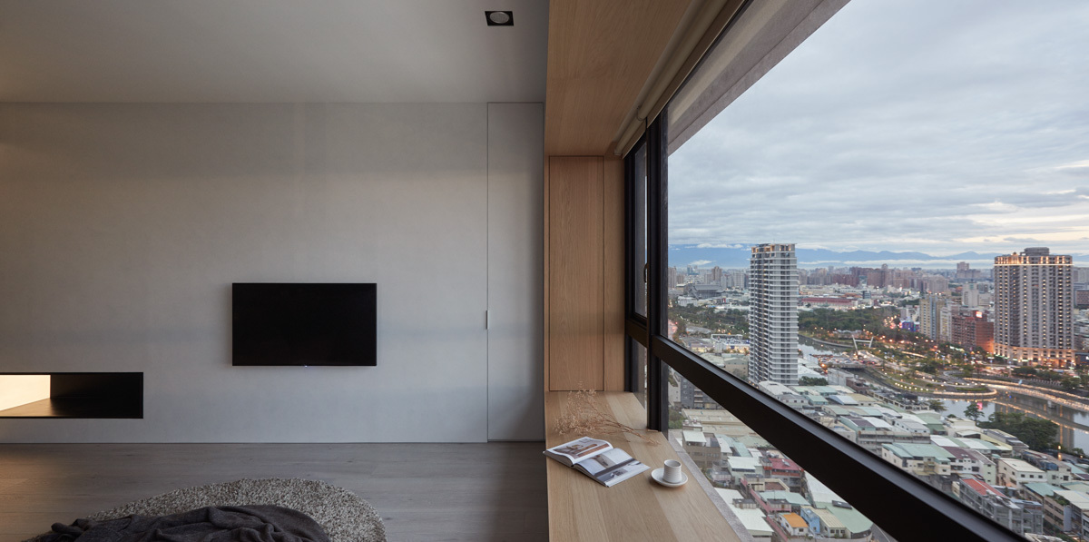 Modern apartment window seating