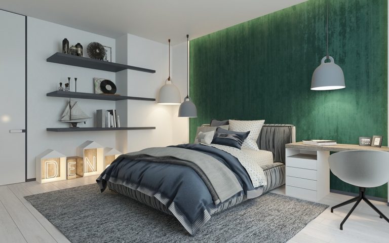 Green Bedroom Decorating Ideas For Teenager Bring Out a Cheerful Impression - RooHome