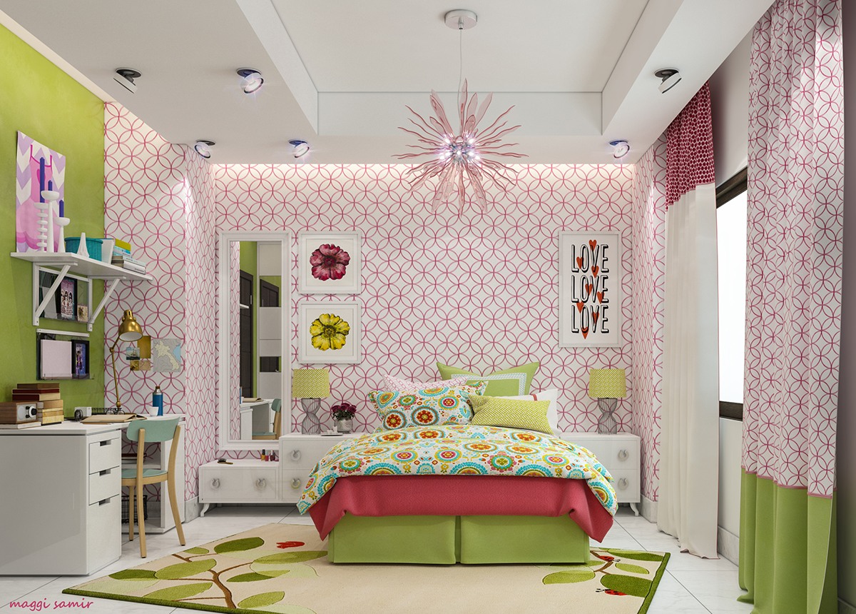 Girl's room decor idea