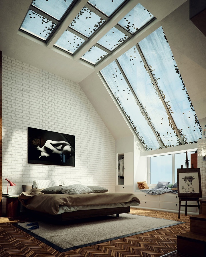 Loft bedroom design ideas