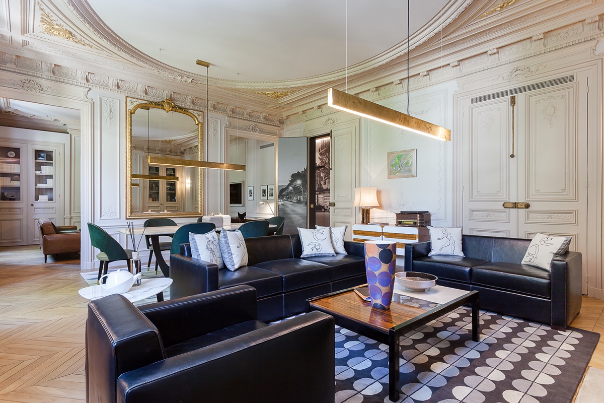 Modern Luxury Apartment  Interior  Design  by Mathieu Fiol 