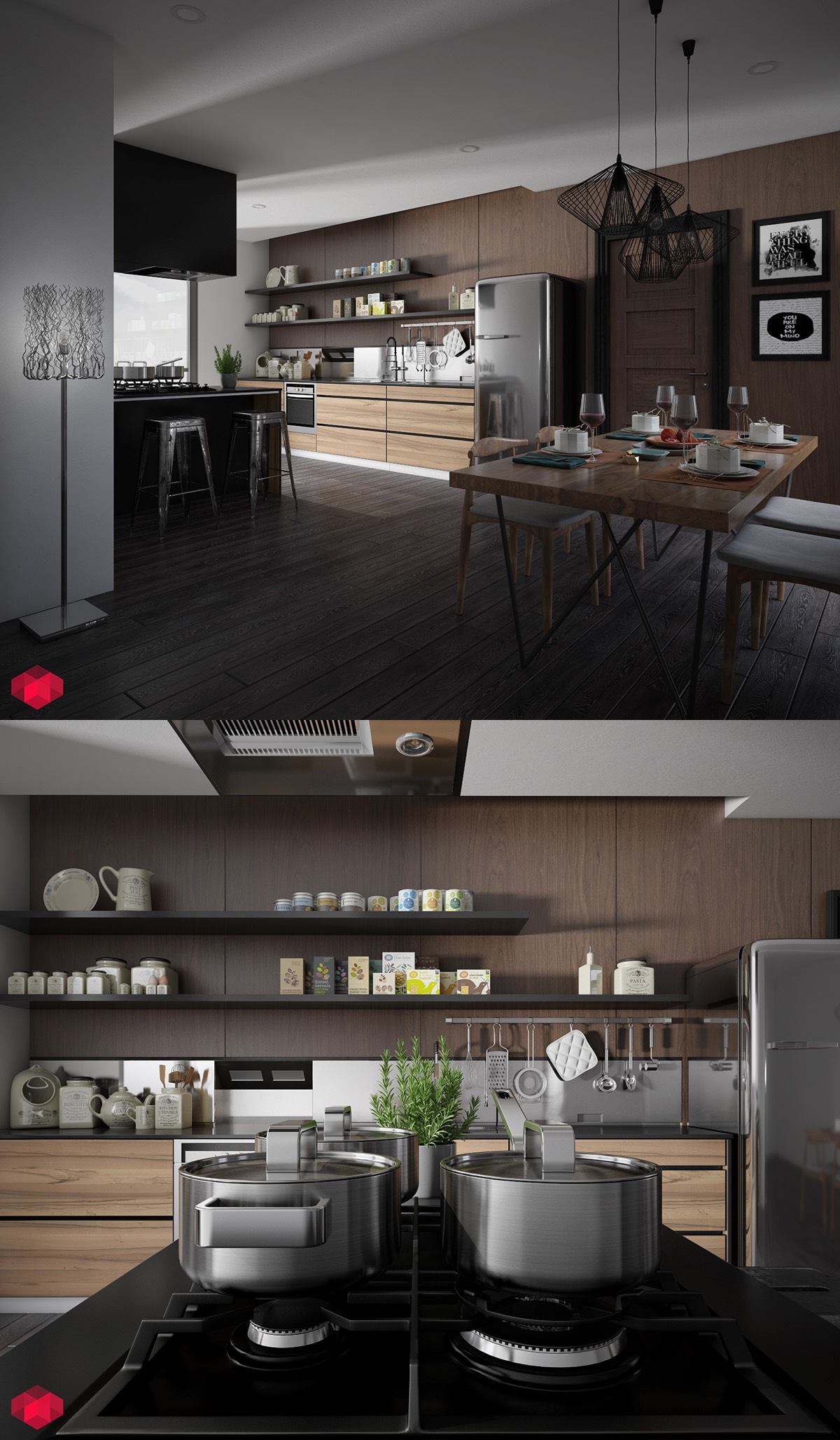 Minimalist Kitchen Design Ideas Combined With a Variety of Enticing