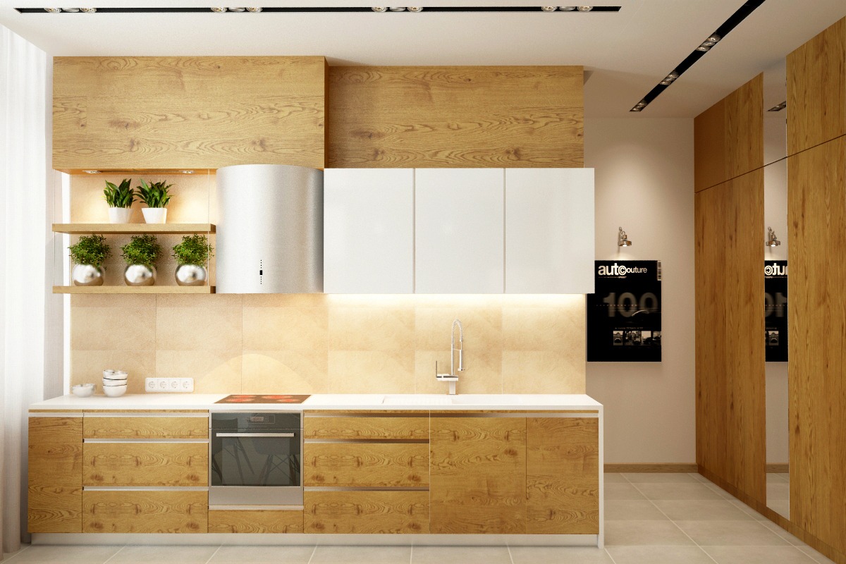 20 Awesome White And Wood Kitchen Design Ideas Roohome