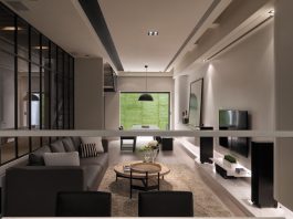 Contemporary loft style apartment