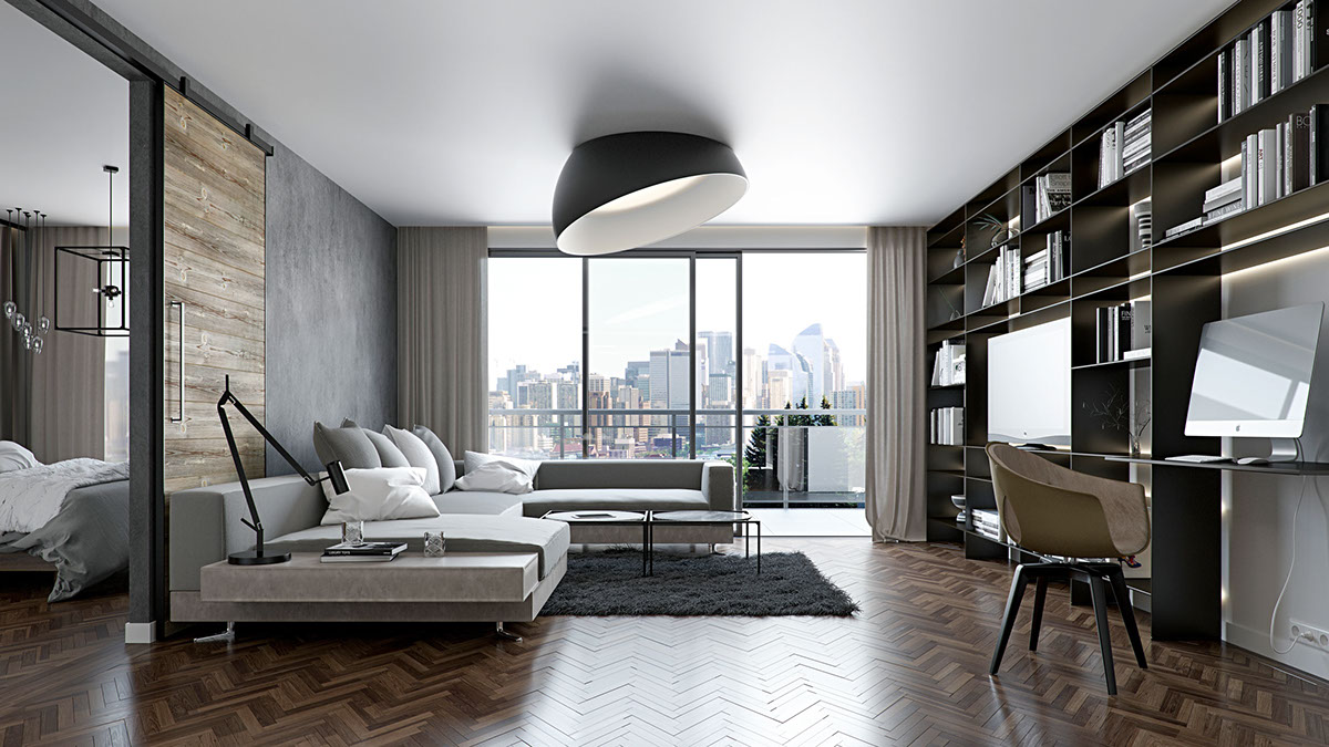 Gray apartment decorating ideas