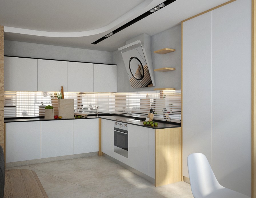 Scandinavian apartment interior design