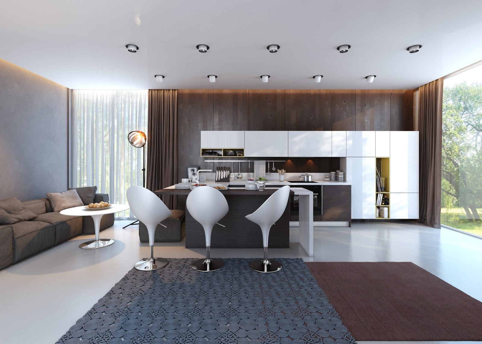 Minimalist kitchen interior design