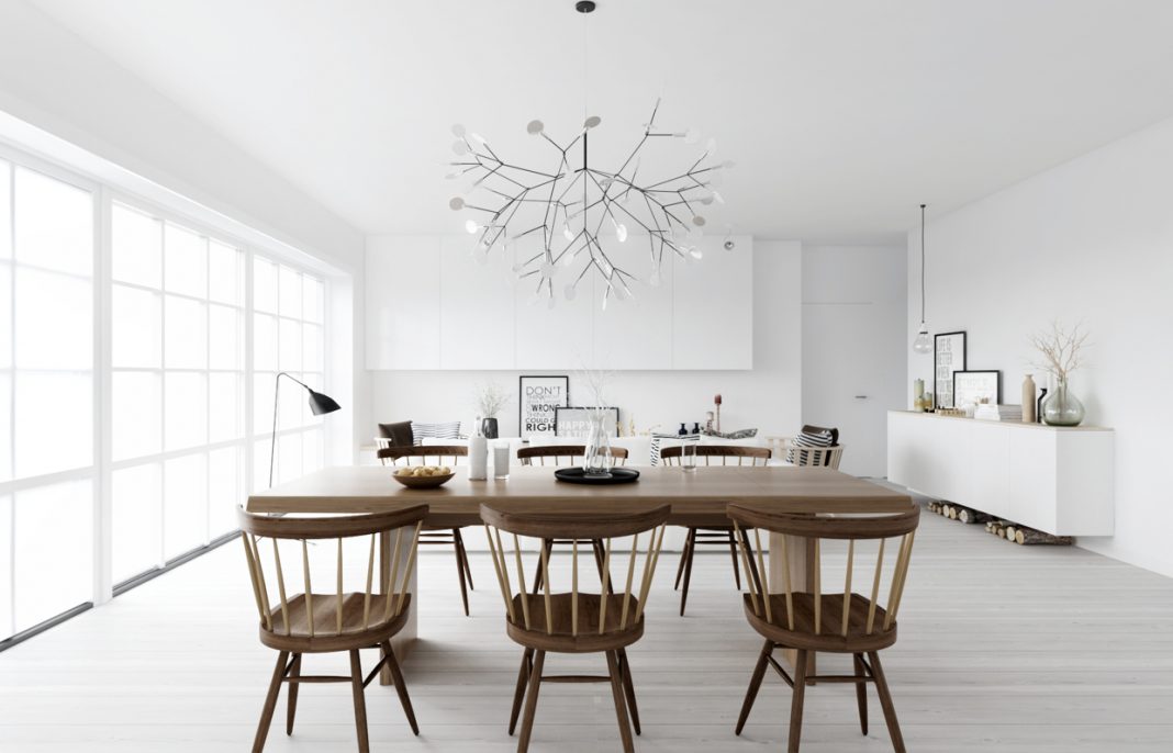 White Dining Room Design Ideas For Small Space - RooHome