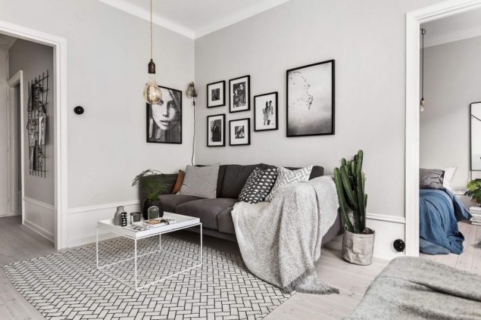 Attractive Scandinavian apartment interior design style