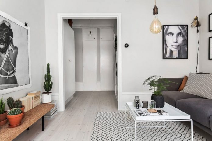 Fabulous Scandinavian Apartment With White Interior Design Style - RooHome