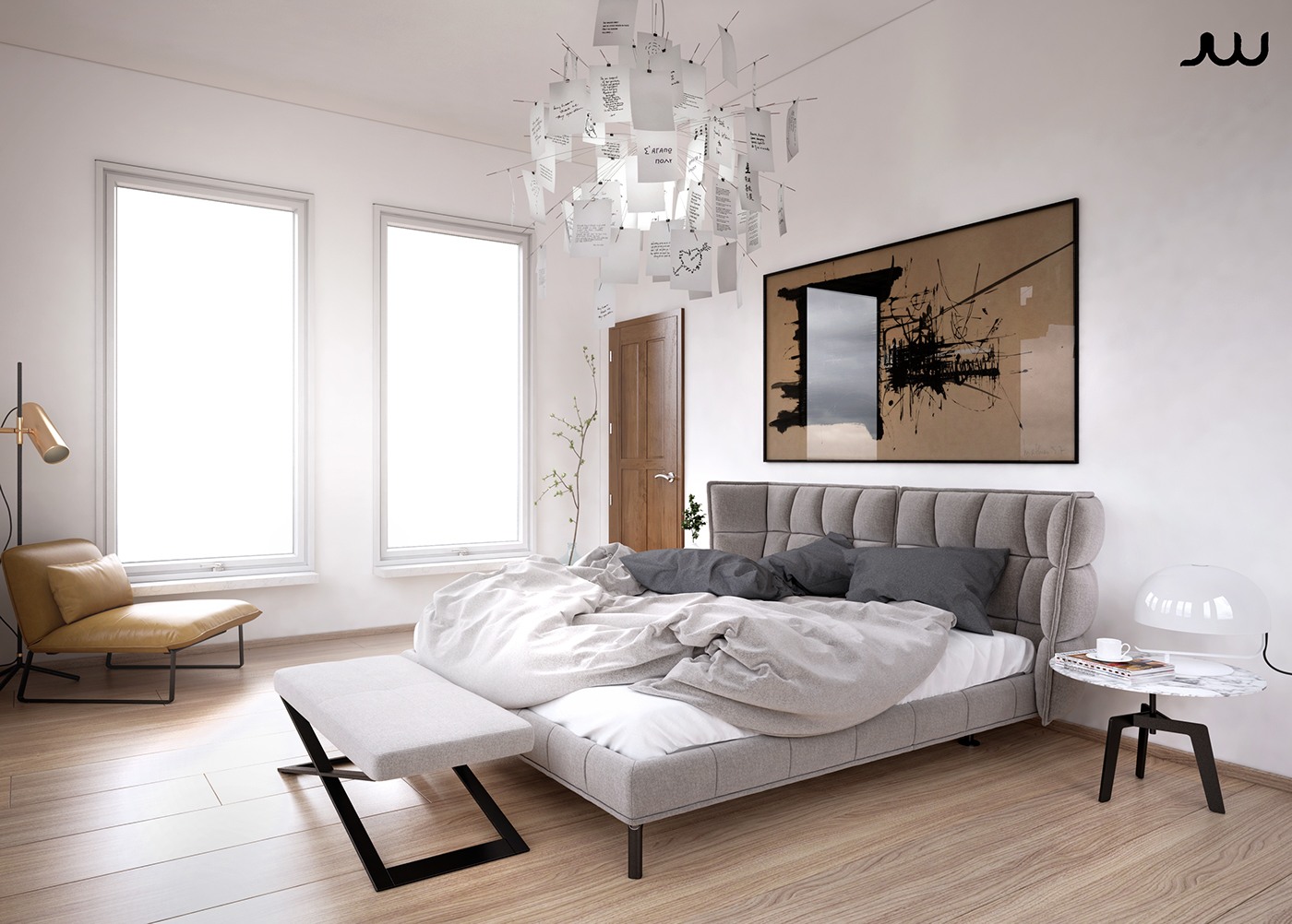 Modern bedroom design and decorating ideas