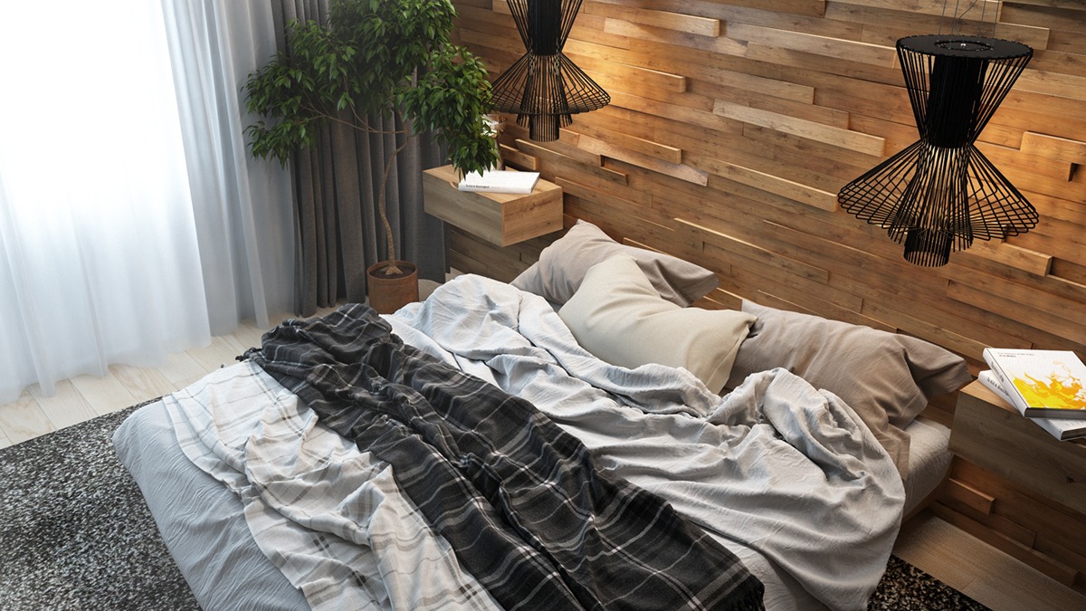 Modern bedroom theme