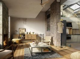 Industrial living room design ideas