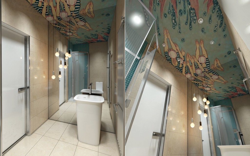 Whimsical bathroom interior design styles