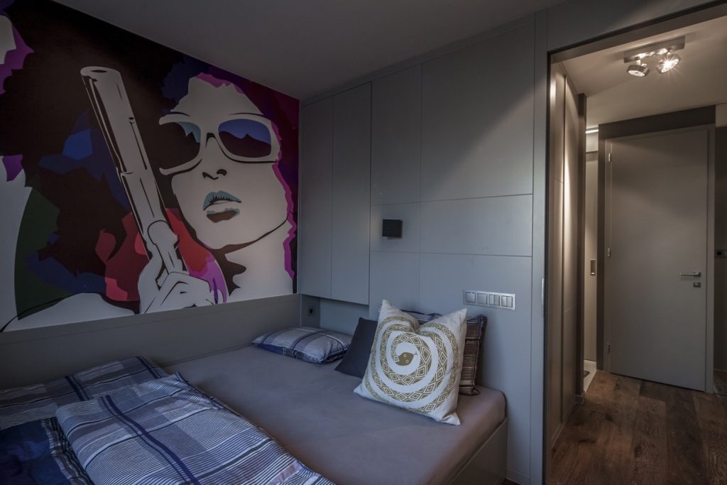 Picture of Industrial Apartment Design With Dark Interior Style - RooHome