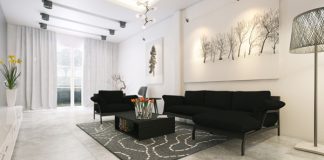living room monochrome designs
