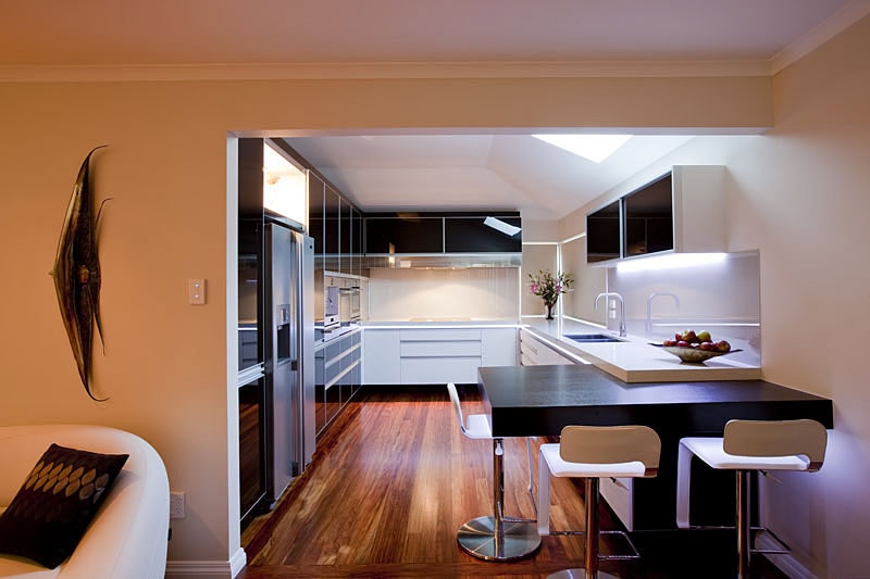 Modern light decoration for a kitchen