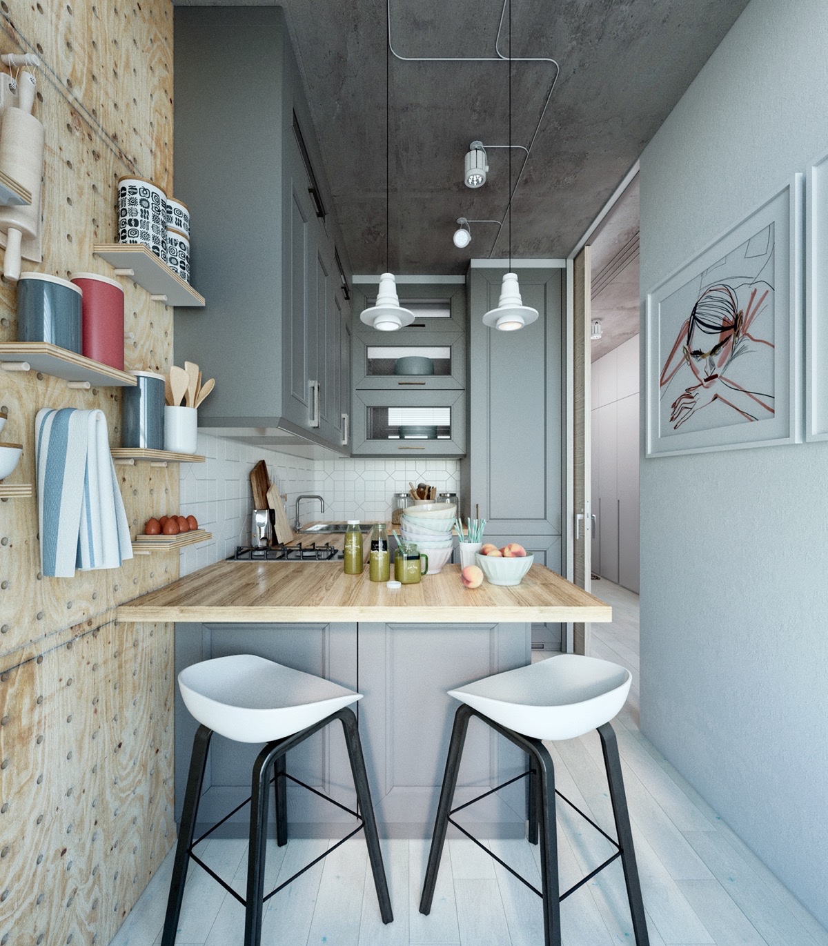 Scandinavian kitchen style